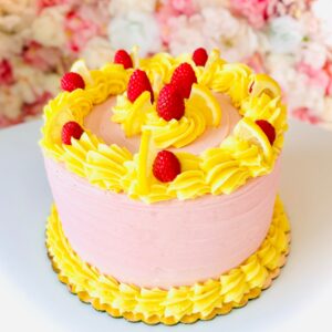 Raspberry Lemonade Cake